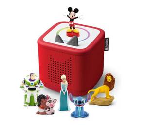 lot 275 image: Tonies Disney Toniebox 2 Bundle with 6 Tonies Sunset Red