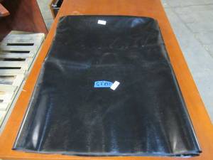 lot 330 image: NEW Vinyl Tarp - 6 x 9  Black  Black Vinyl tarp - 20 oz. Heavyweight Duty
