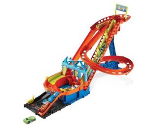 lot 312 image: NEW Hot Wheels Roller Coaster Rally Playset