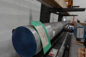 lot 458 image: 6061 Aluminum Round Bar - 5.5 x 144