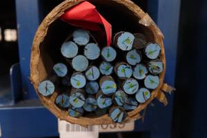 lot 695 image: Plastic Round Stock - .50, Black, 12 Long