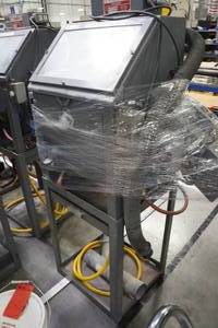 lot 296 image: Trinco 2088 ST Tumble Blaster Sandblasting Cabinet with Stand