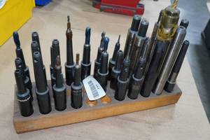 lot 342 image: Assorted Cutters with Holder Block