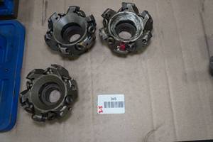 lot 345 image: 3 Face Mill Cutters - 3.5