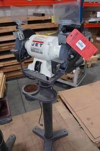 lot 384 image: Jet JBG-8A 8 Bench Grinder on Stand