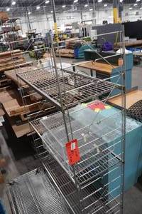 lot 393 image: Wire Warehouse Shelving