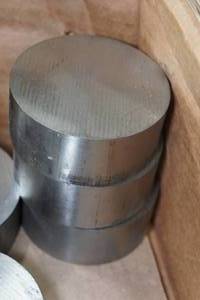 lot 368M image: 3 718 Inconel Round Bar Slabs - 3.50 x 1.40