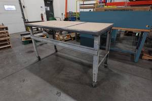 lot 413 image: Rolling Industrial Workstation
