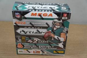 lot 3 image: 2024 Panini Prizm Mega Box of Football Card Packs - Neon Green Pulsar Prizms
