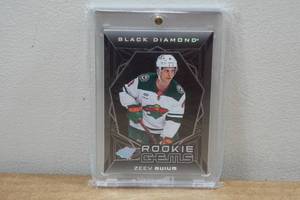 lot 15 image: 2025-26 UD Black Diamond Zeev Buium Rookie Gems Hockey Card