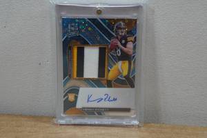 lot 16 image: 2022 Panini Spectra Kenny Pickett Rookie Auto Jersey Football Card
