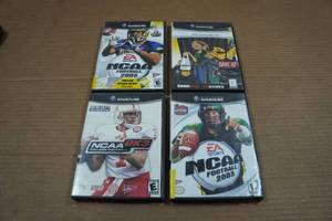 lot 40 image: 4 Nintendo GameCube Games - NCAA Football