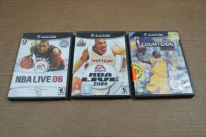 lot 45 image: 3 Nintendo GameCube Games - NBA