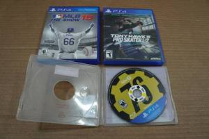 lot 49 image: 3 PlayStation 4 Game - MLB, Tony Hawk, Fallout