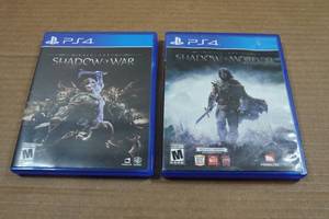 lot 52 image: 2 PlayStation 4 Game - Middle Earth