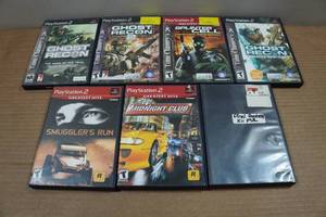 lot 57 image: 7 PlayStation 2 Games - Ghost Recon, Splinter Cell, Smugglers Run
