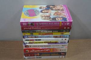 lot 71 image: Assorted TV Series on DVD - Beverly Hills 90210, Young Sheldon, Walking Dead, Glee