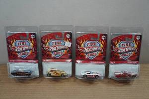 lot 148 image: 4 Hot Wheels Fire Rods Series