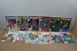 lot 162 image: 12 Wolverine Comic Books