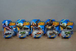 lot 192 image: 5 Hot Wheels Star Wars Series