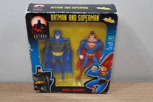 lot 199 image: The New Batman Adventures Action Figures - Batman & Superman