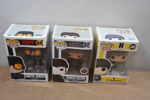 lot 215 image: 3 Funko POP Vinyl Figures - Hellboy, Game of Thrones, BTS