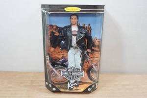 lot 218 image: Barbie Ken Harley Davidson Doll