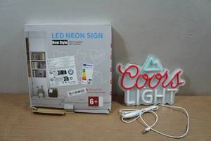 lot 220 image: LED Coors Lighted Sign