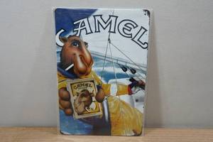 lot 222 image: Novelty Metal Sign - Camel