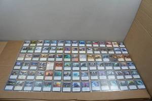 lot 247 image: 10 Pages of Magic the Gathering Trading Cards