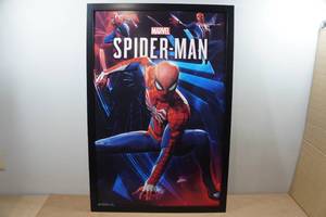 lot 21B image: Framed Spider-Man Poster