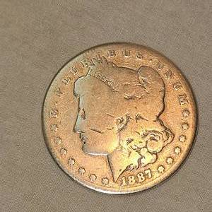 1887 S Morgan Dollar $1