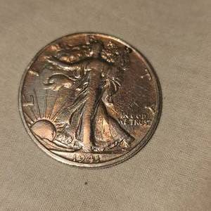 lot 32 image: 1941 Walking Liberty Half 50c