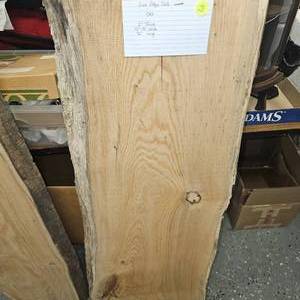 lot 49 image: Live Edge Oak 2 Thick, 12-15 Wide, 42 Long
