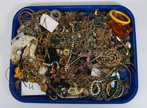 Large Costume Jewelry Lot - Bracelets, Earrings, Necklaces