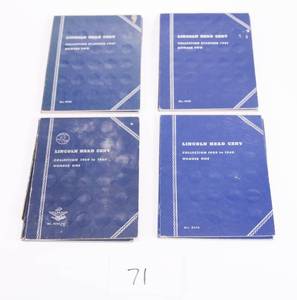 lot 71 image: Wheat Penny Lot 1909-1962