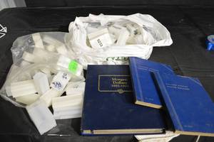 lot 129 image: Coin Tubes And Whitman Books