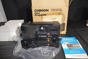 lot 140 image: Chinon 2500GL Cine Projector - Includes Original Box & Instruction Manual