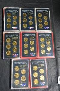 lot 25 image: Statehood Quarter Collection Gold Edition - Assorted Years 1999-2006