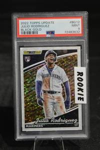 lot 70 image: Topps Update Black Gold RC Baseball Card - Rookie Card, PSA Mint 9