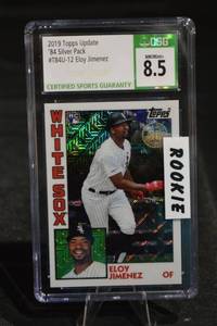 lot 271 image: Topps Eloy Jimnez RC - 2019 Topps Update 84 Silver Pack #T84U-12