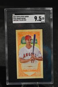 lot 279 image: Shohei Ohtani 2020 Topps Gypsy Queen Fortune Teller Mini - SGC 9.5 Mint