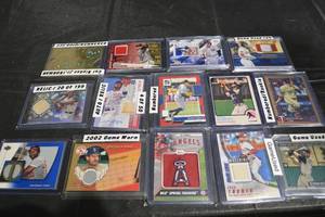 lot 305 image: Topps Baseball Card Lot - Autographed & Game-Used Memorabilia - 15 Cards
