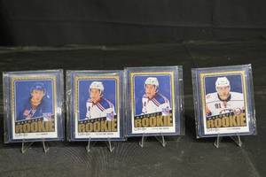 lot 316 image: O-Pee-Chee Marquee Rookie Hockey Cards - Lot of 4