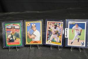 lot 319 image: Jose Canseco Cal Ripken Jr. Rickey Henderson Chipper Jones Baseball Card Lot