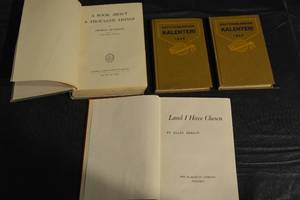 lot 322 image: A Book About A Thousand Things Land I Have Chosen Kalenteri 1923 & 1925