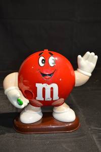 lot 337 image: M&Ms Red Character Figurine on Display Base