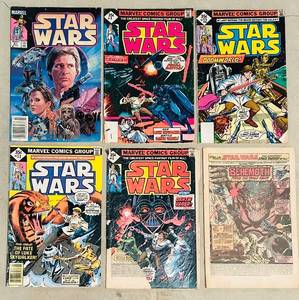 lot 56C image: LL - Star Wars Marvel Comics Group including Vintage Stars Wars Number 4 Comic