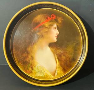 lot 220C image: LL - Vintage Christian Feigenspan Brewing Co. Round Advertising Tin