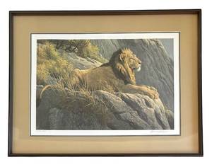 lot 125R image: LR - Robert Bateman King of the Realm Limited Edition Print